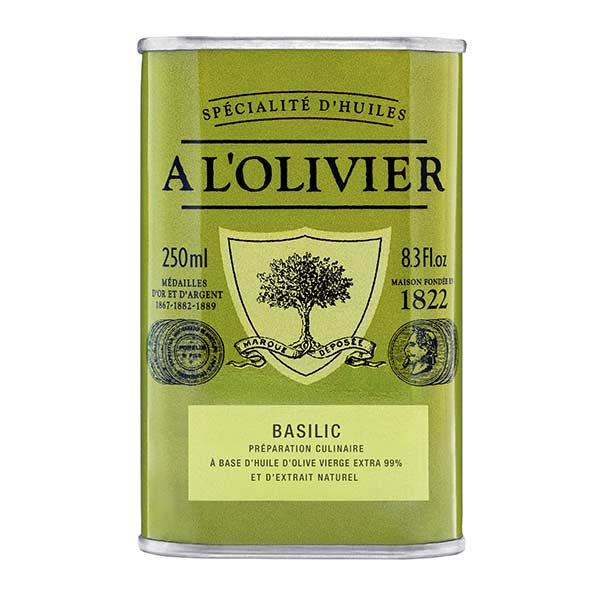 huile d olive fleur de basilic Huile d'olive au basilic